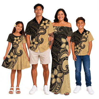Hawaii Combo Family Tribal Plumeria