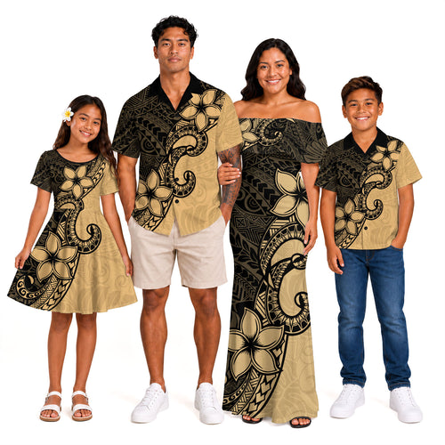 Hawaii Combo Family Tribal Plumeria