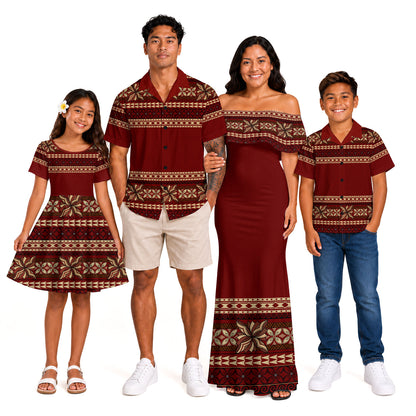 Samoa Combo Family Siapo Design Pattern