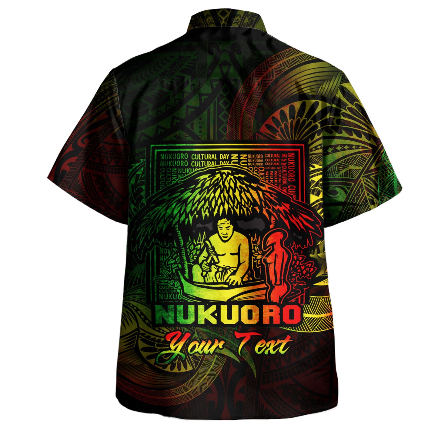 Federated States Of Micronesia Hawaiian Shirt Custom Nukuoro Atoll Cultural Tribal Pattern