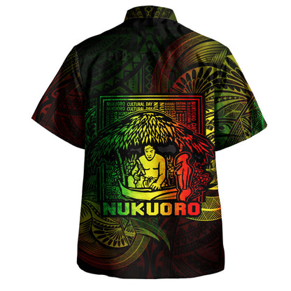 Federated States Of Micronesia Hawaiian Shirt Custom Nukuoro Atoll Cultural Tribal Pattern