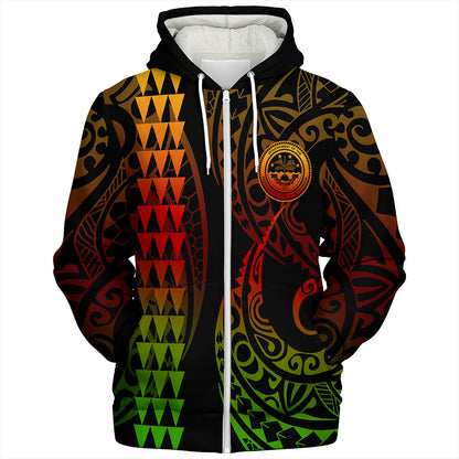 Federated States Of Micronesia Sherpa Hoodie Kakau Style