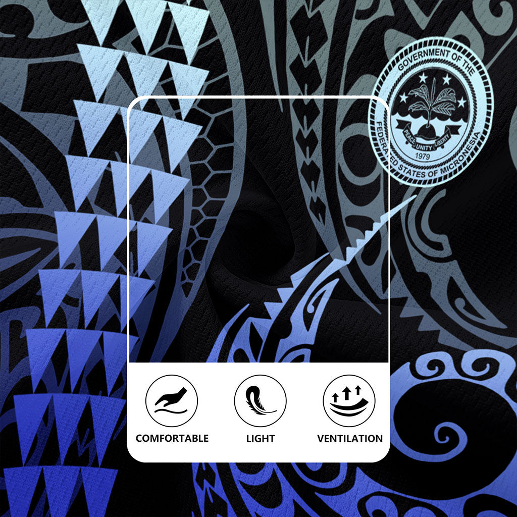 Federated States Of Micronesia Rugby Jersey Kakau Style