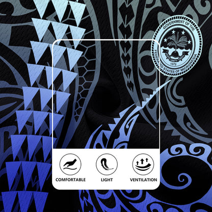 Federated States Of Micronesia Rugby Jersey Kakau Style