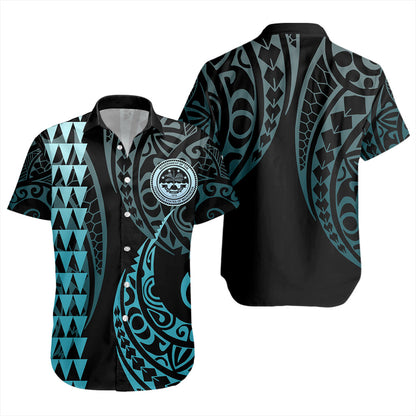 Federated States Of Micronesia Short Sleeve Shirt Kakau Style Ver.1