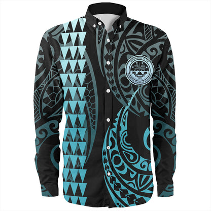 Federated States Of Micronesia Long Sleeve Shirt Kakau Style Ver.1