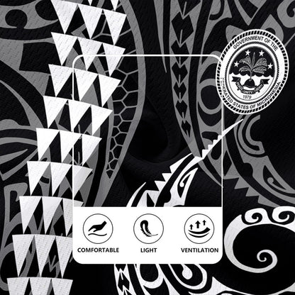 Federated States Of Micronesia Rugby Jersey Kakau Style Ver.1
