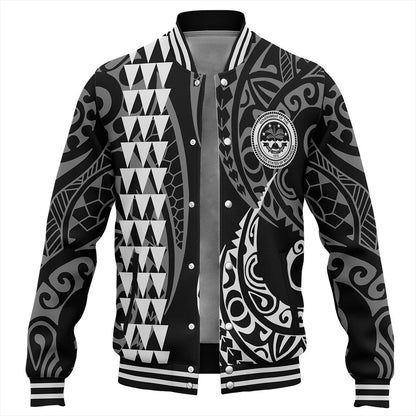 Federated States Of Micronesia Baseball Jacket Kakau Style Ver.1