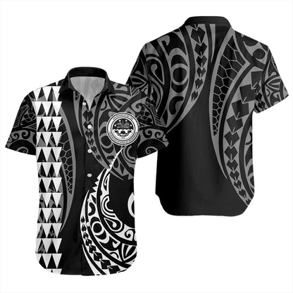 Federated States Of Micronesia Short Sleeve Shirt Kakau Style Ver.1