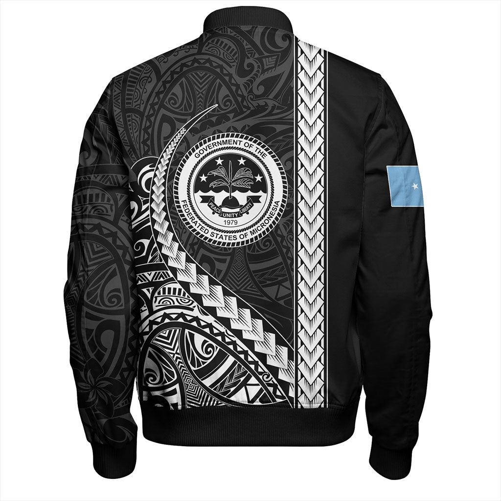 Federated States Of Micronesia Bomber Jacket Tribal Micronesian Coat Of Arms