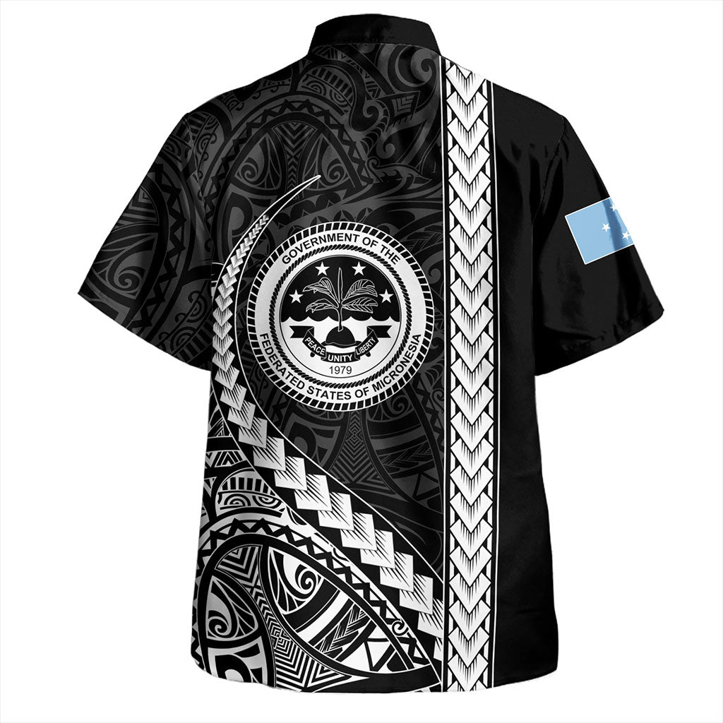 Federated States Of Micronesia Hawaiian Shirt Tribal Micronesian Coat Of Arms