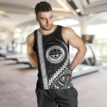 Federated States Of Micronesia Tank Top Tribal Micronesian Coat Of Arms