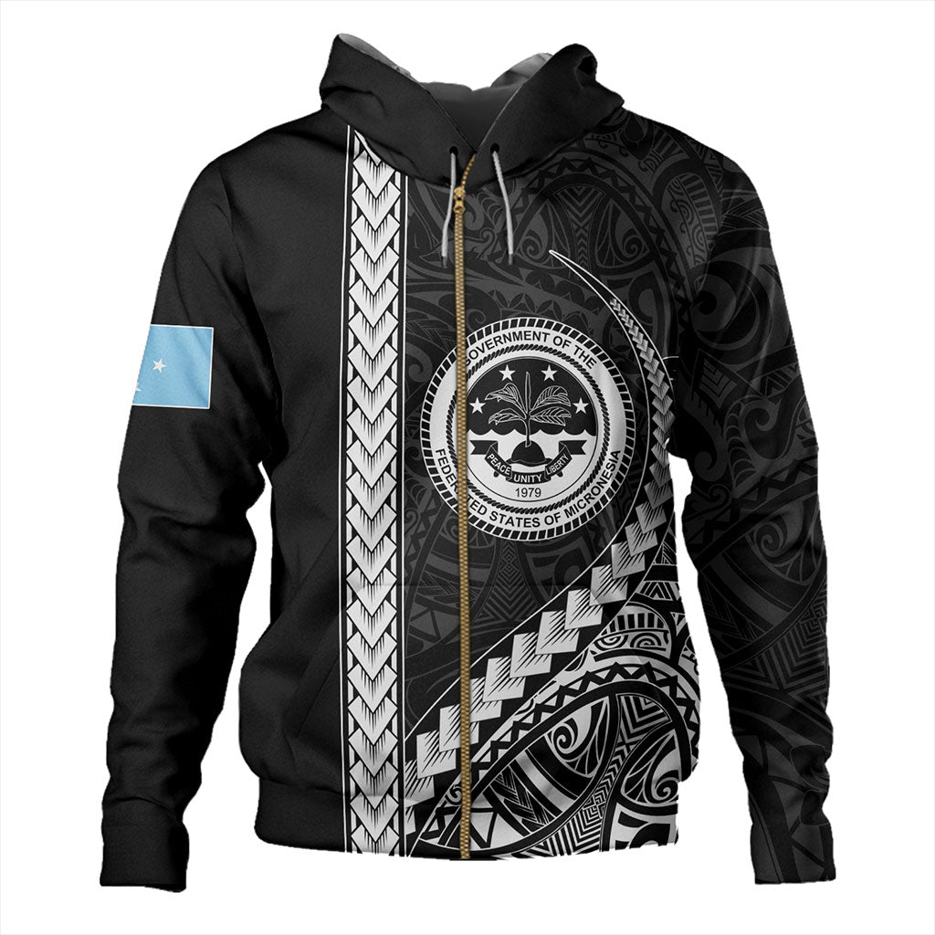 Federated States Of Micronesia Hoodie Tribal Micronesian Coat Of Arms