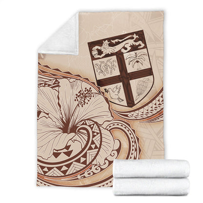 Fiji Premium Blanket Hibiscus Flower Vintage Style