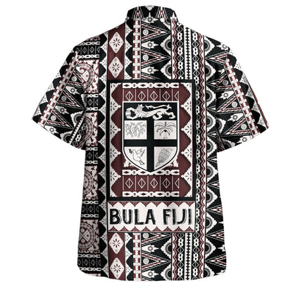 Vanuatu Hawaiian Shirt Custom Plumeria Tribal