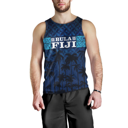 Fiji Tank Top - Custom Bula Fiji Masi Palm Tree Design