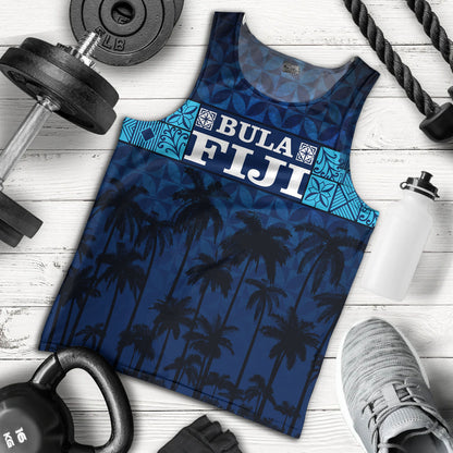 Fiji Tank Top - Custom Bula Fiji Masi Palm Tree Design
