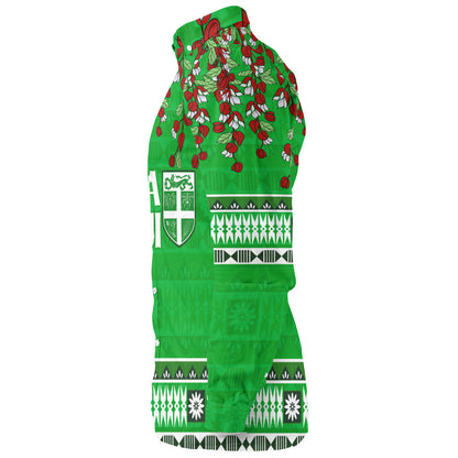 Fiji Long Sleeve Shirt Bula Fiji Masi With Tagimaucia Flowers