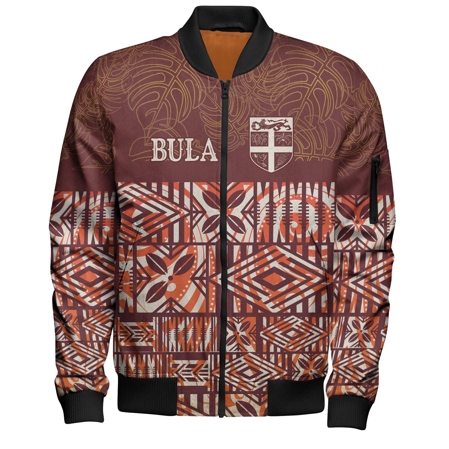 Fiji Hawaiian Shirt Custom Bula Fiji Masi Brown Patterns