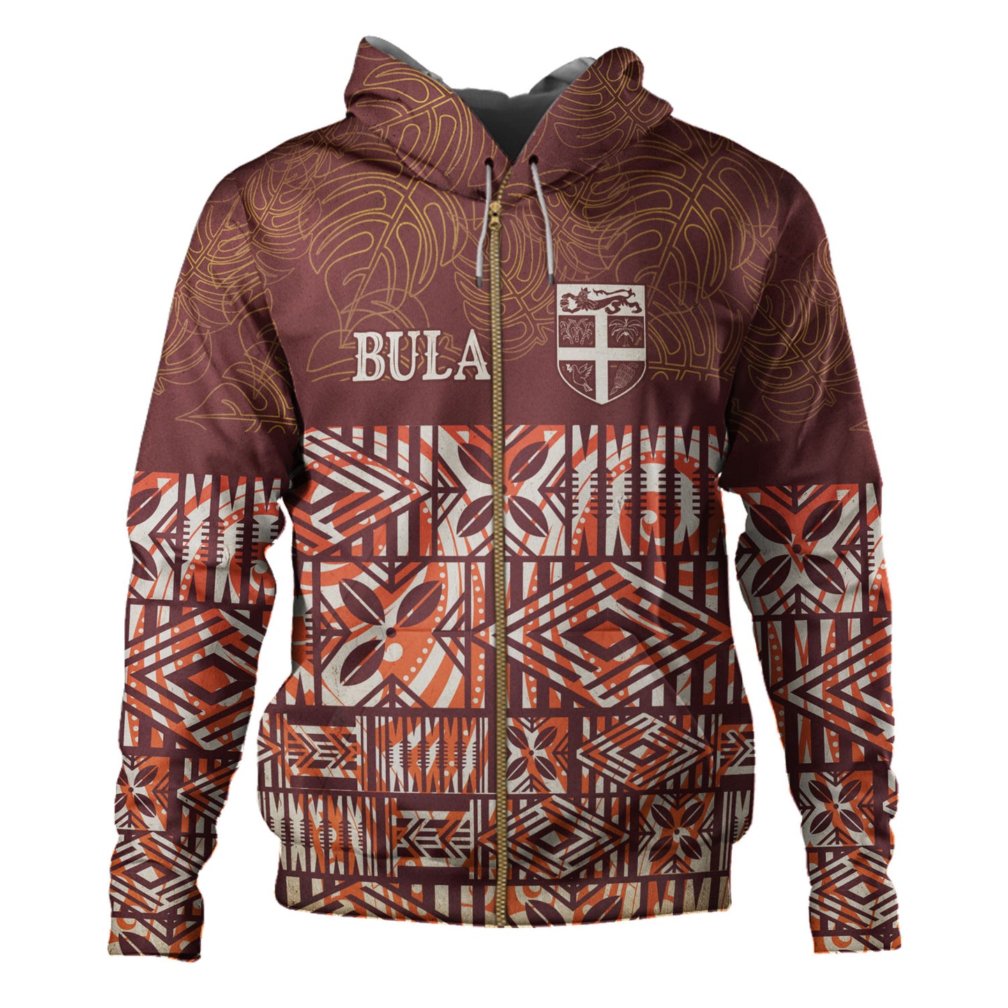 Fiji Hoodie Bula Fiji Wear Vintage Style