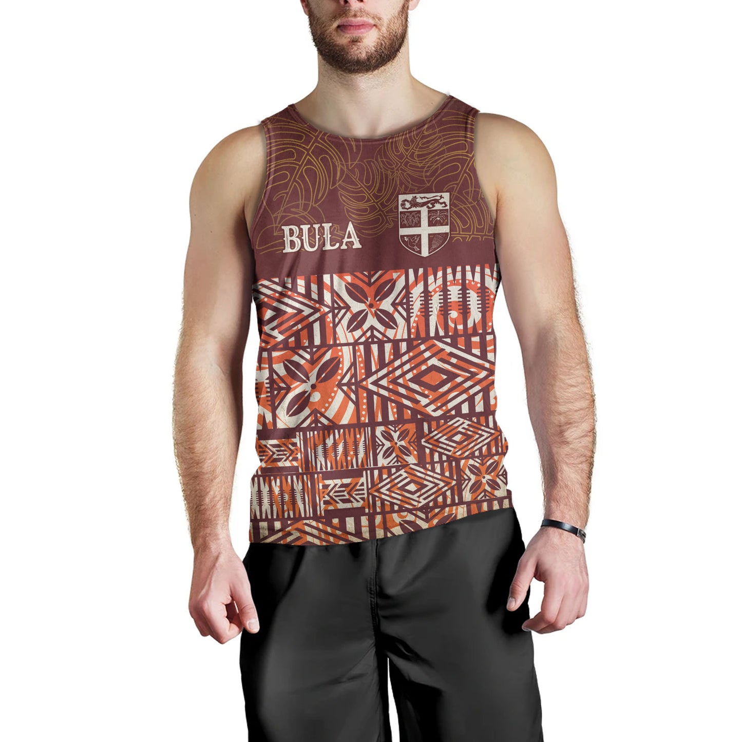 Fiji Tank Top Bula Fiji Wear Vintage Style
