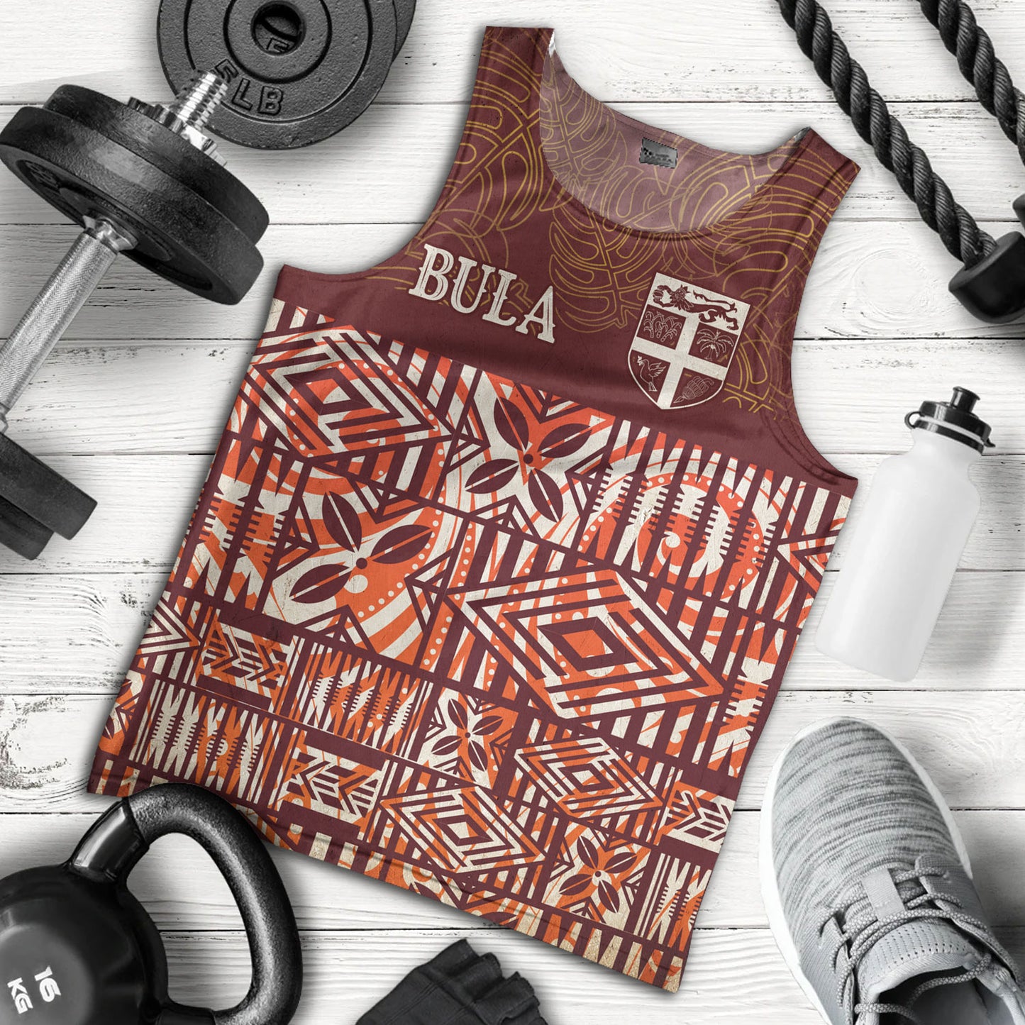 Fiji Tank Top Bula Fiji Wear Vintage Style