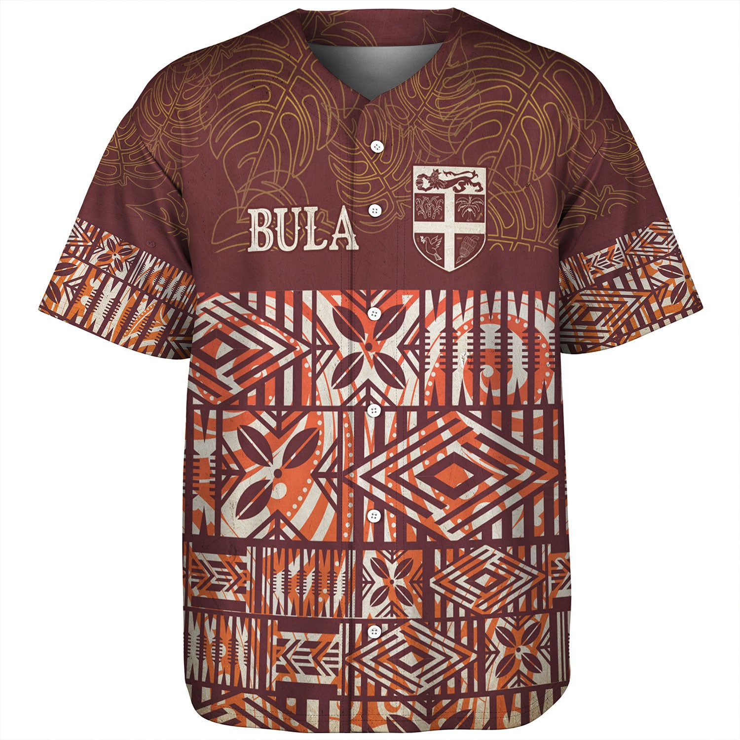 Fiji Baseball Shirt Bula Fiji Wear Vintage Style