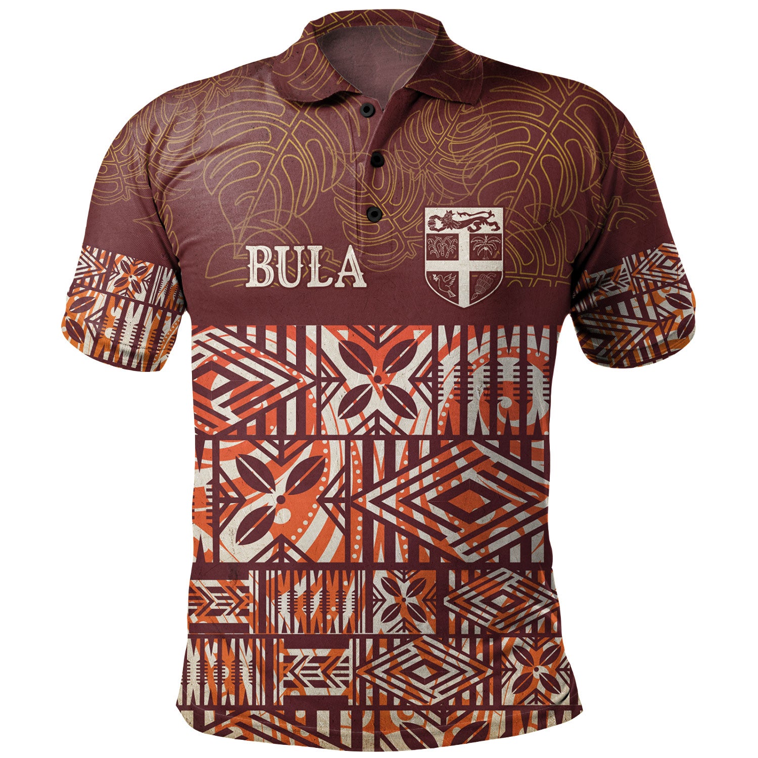 Fiji Polo Shirt Bula Fiji Wear Vintage Style