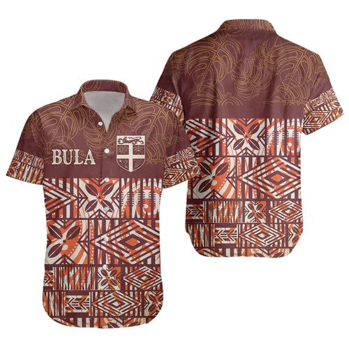 Fiji Short Sleeve Shirt Bula Fiji Wear Vintage Style