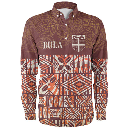 Fiji Long Sleeve Shirt Bula Fiji Wear Vintage Style