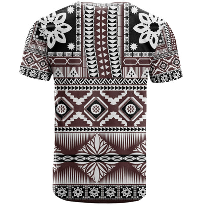 Fiji T-Shirt Bula Fijian Masi Tapa Vintage Style