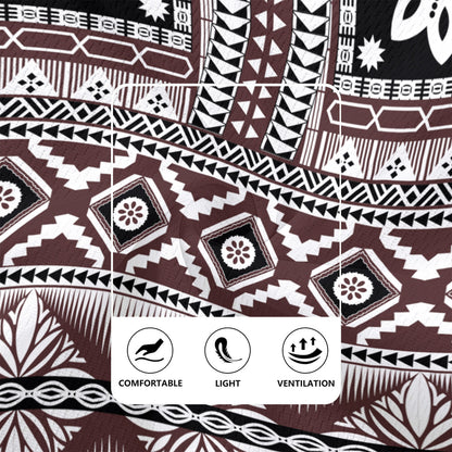 Fiji Rugby Jersey Bula Fijian Masi Tapa Vintage Style