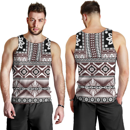 Fiji Tank Top Bula Fijian Masi Tapa Vintage Style