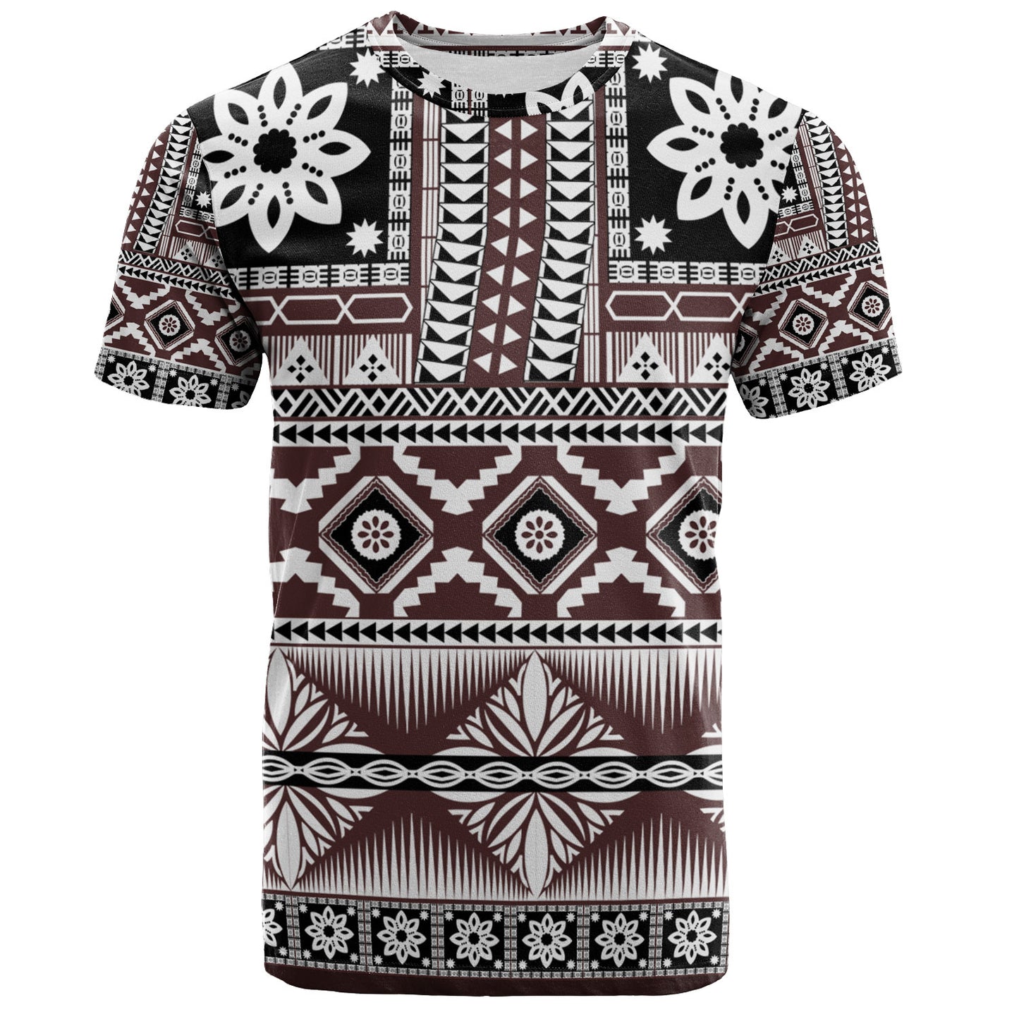 Fiji T-Shirt Bula Fijian Masi Tapa Vintage Style