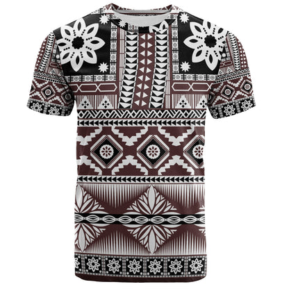 Fiji T-Shirt Bula Fijian Masi Tapa Vintage Style