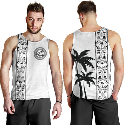 Fiji Tank Top Bula Vinaka Tapa Palms Designs