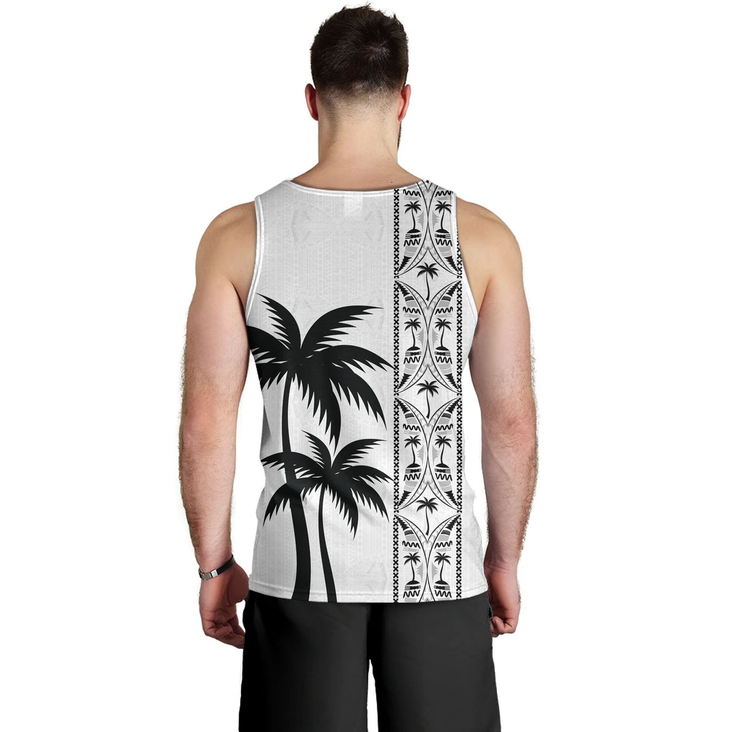 Fiji Tank Top Bula Vinaka Tapa Palms Designs