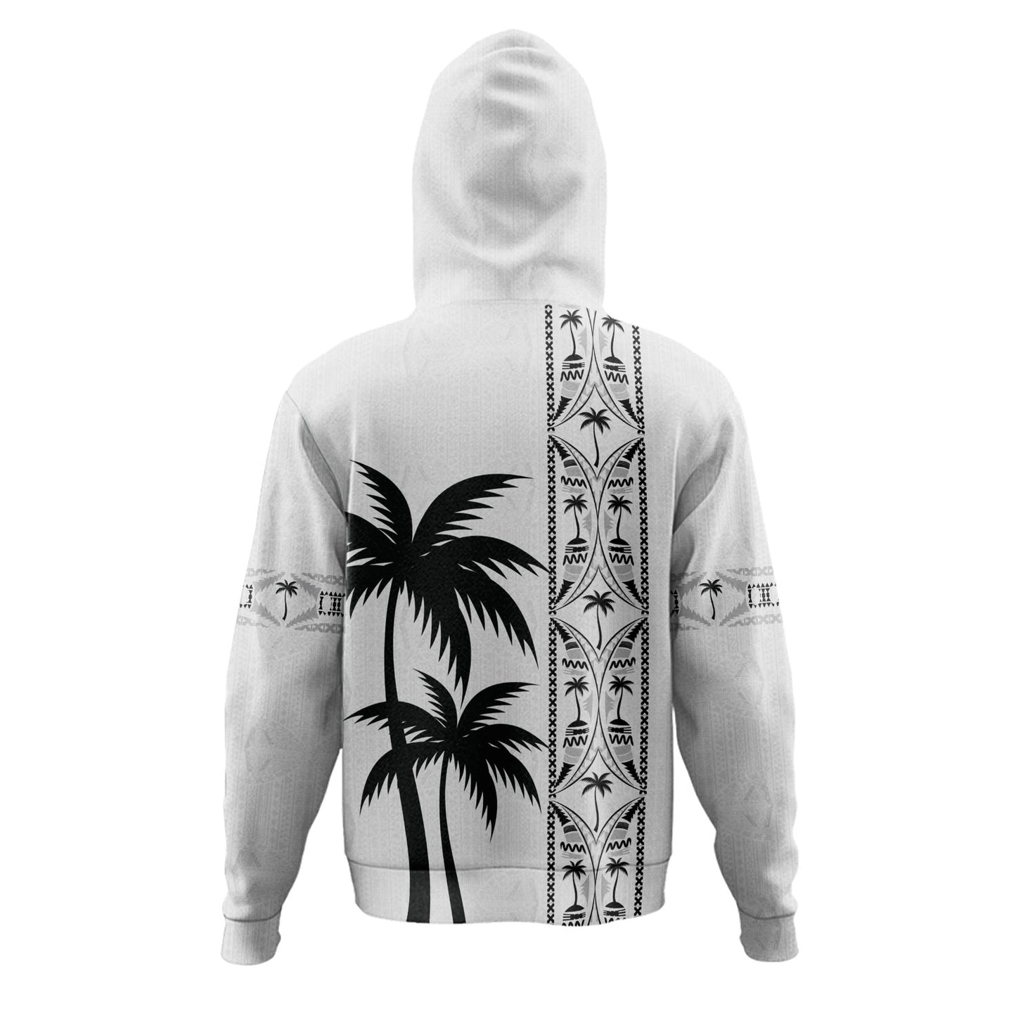 Fiji Hoodie Bula Vinaka Tapa Palms Designs