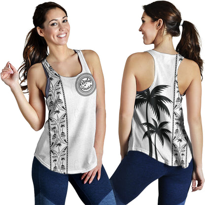 Fiji Women Tank Bula Vinaka Tapa Palms Designs