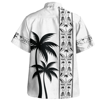 Fiji Hawaiian Shirt Bula Vinaka Tapa Palms Designs