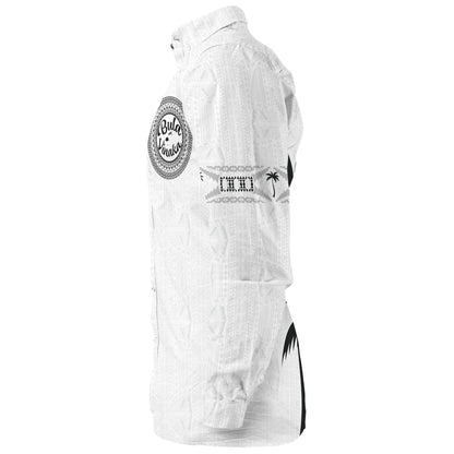 Fiji Long Sleeve Shirt Bula Vinaka Tapa Palms Designs