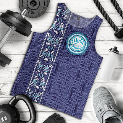 Fiji Tank Top Bula Vinaka Tapa Palms Designs