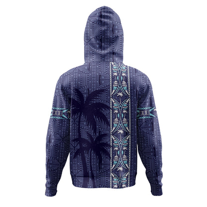 Fiji Hoodie Bula Vinaka Tapa Palms Designs