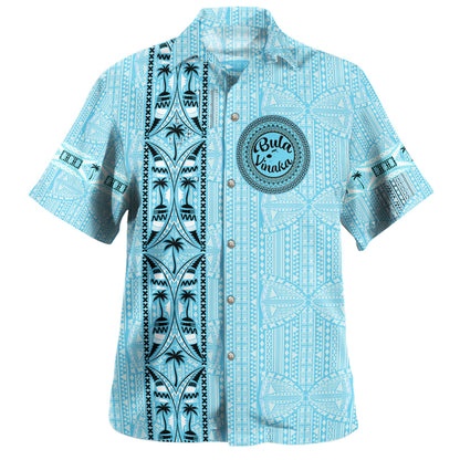 Fiji Hawaiian Shirt Bula Vinaka Tapa Palms Designs