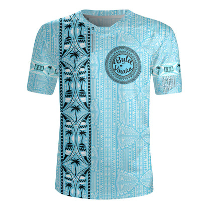 Fiji Rugby Jersey Bula Vinaka Tapa Palms Designs