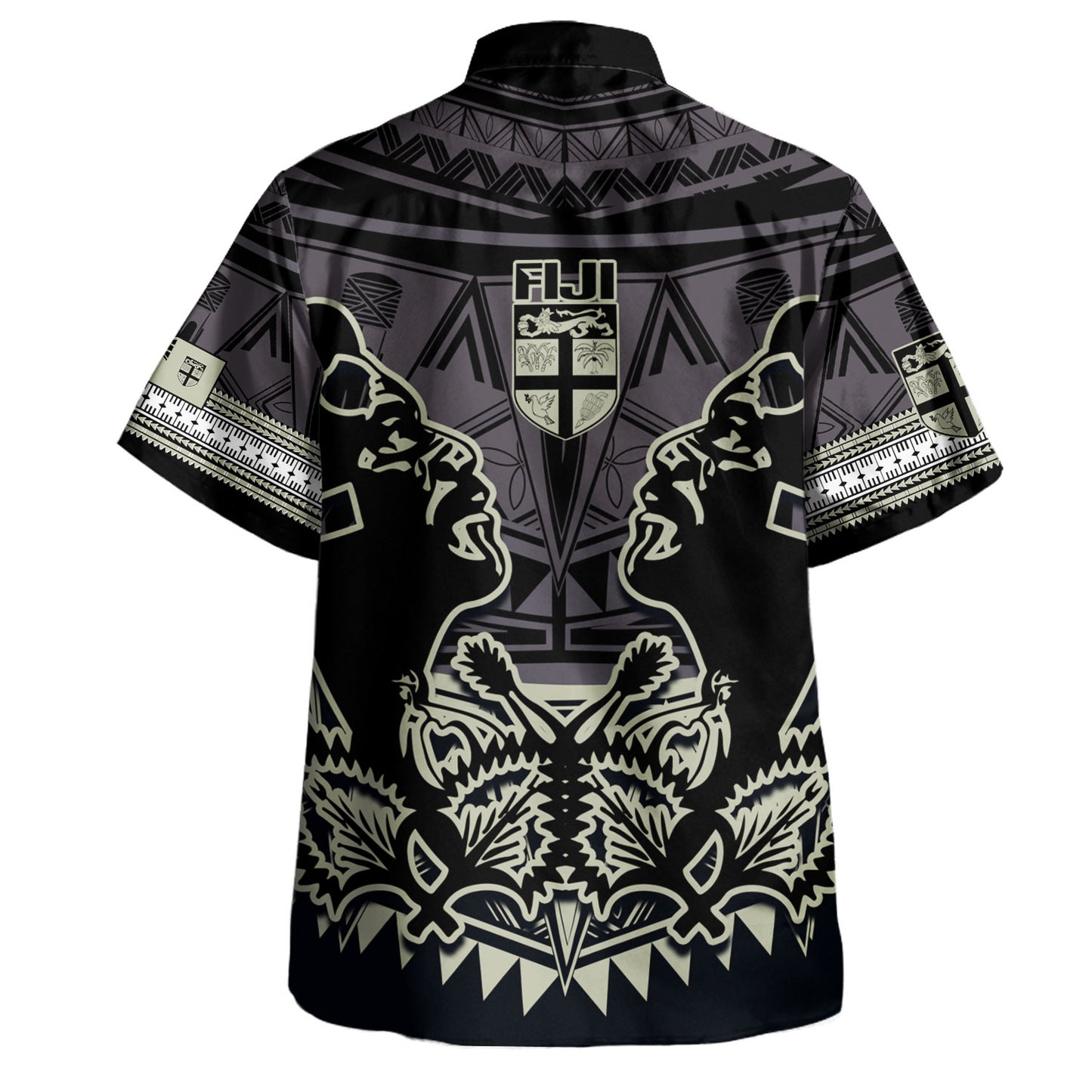 Fiji Hawaiian Shirt Fiji Bati Masi Tapa Style