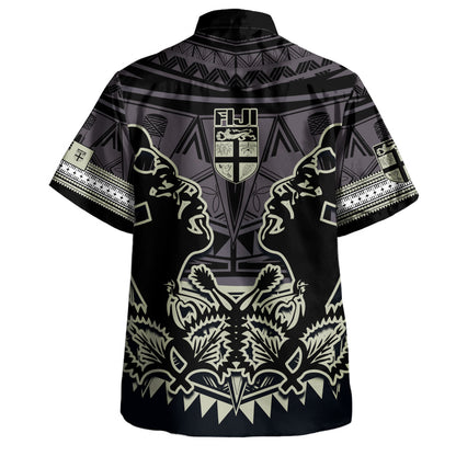 Fiji Hawaiian Shirt Fiji Bati Masi Tapa Style