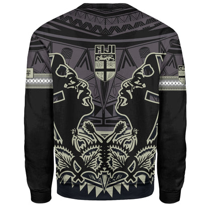 Fiji Sweatshirt Fiji Bati Masi Tapa Style