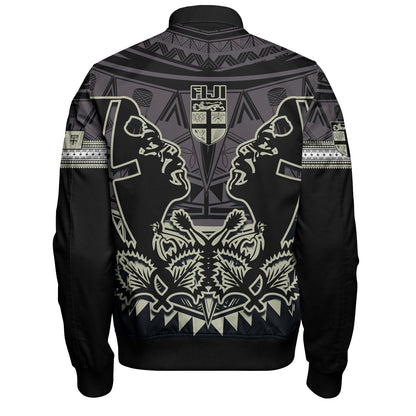 Fiji Bomber Jacket Fiji Bati Masi Tapa Style