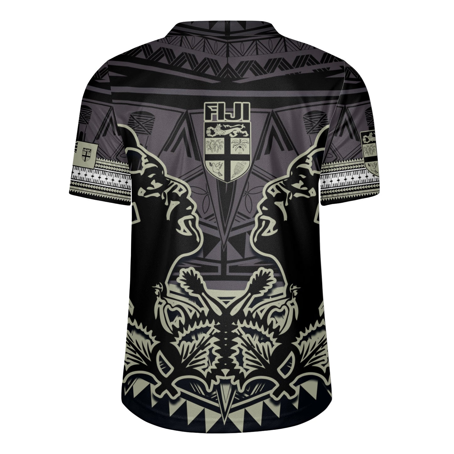Fiji Rugby Jersey Fiji Bati Masi Tapa Style
